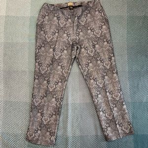 Caslon Paisley Dressy Trouser Pants